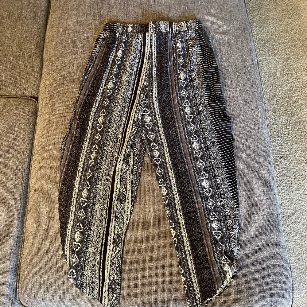 Olivaceous Soft Split Leg Pants - image 2